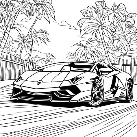 Coloriage Super Cars Lamborghini Ferrari Bugatti Porsche 20 - Etsy ...