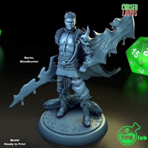 D&D Blood Hunter / Warlock | RPG Model | Byron by TPK LAB - Etsy