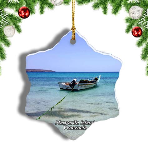 Buy Weekino Venezuela Margarita Island Christmas Ornament Travel ...