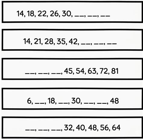 Patterns Worksheet - Class 6 Mathematics - Step-by-Step Answers and ...
