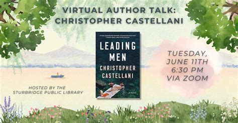 Virtual Author Talk: "Leading Men" by Christopher Castellani, Online ...