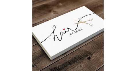 Hair Salon Business Card Design 的图像结果