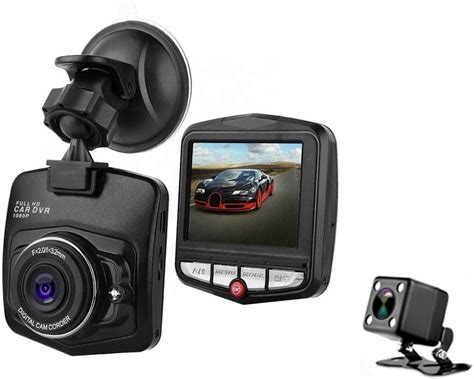 TECHDASH D6 Dual Dash Camera - 1080P Full HD, 170° Wide Angle, Night ...