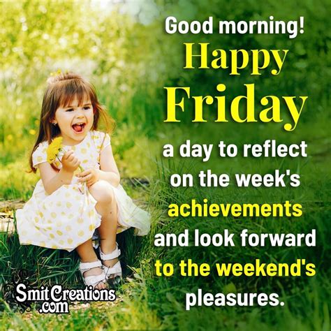 Good Morning Happy Friday Images to Welcome a Fresh and Happy Weekend ...