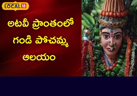 అటవీ ప్రాంతంలో గండి పోచమ్మ ఆలయం.. ఒక్కసారైనా చూడాల్సిందే ...