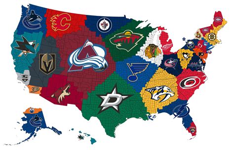 Nhl Logo Map