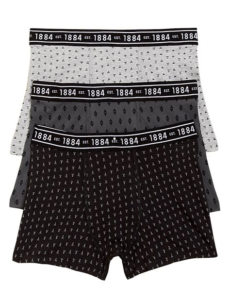 Buy 3pk Cotton with Stretch Printed Trunks at Marks & Spencer