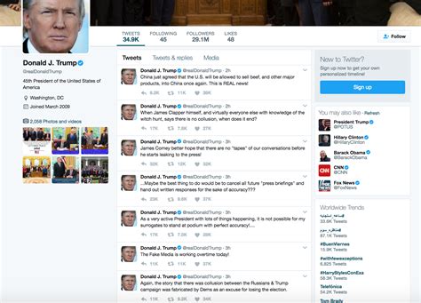 Trumps Latest Tweets 的图像结果