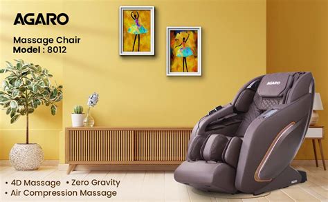 AGARO MC 8012 Full Body Massage Chair Zero Gravity, Bluetooth Speaker ...