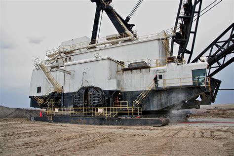 Black Thunder Coal Mine (Powder River Basin area WY) dragline circa ...