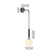 LED Nordic Style Wall Lamps Wall Sconces Living Room Bedroom Aluminum ...