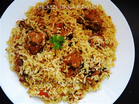 BIRYANI RECIPES - HOW TO MAKE CHICKEN TIKKA BIRYANI WITHOUT GRILL