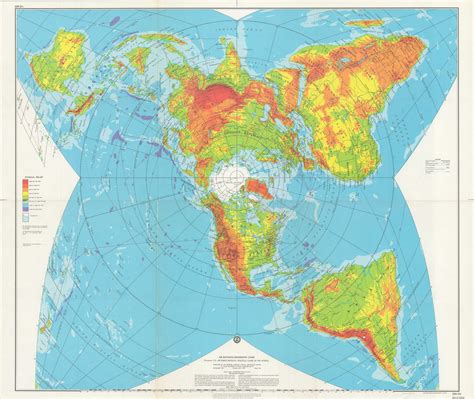 Air Distance/Geography Chart | Curtis Wright Maps