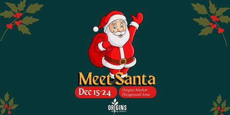Meet Santa at Origins Market, Origins Market Busselton, 15 December to ...