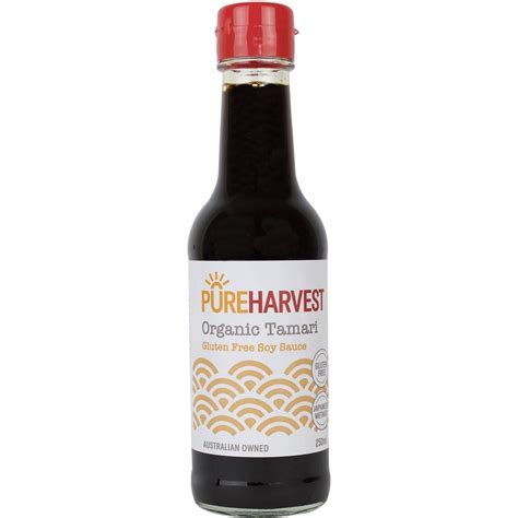 Calories in Pureharvest Organic Tamari Gluten Free Soy Sauce calcount