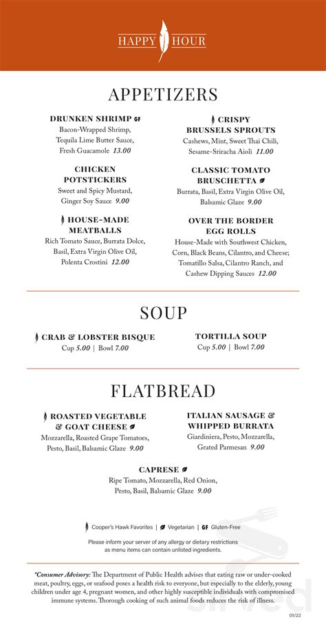 Cooper's Hawk Naples Happy Hour at Terry Comer blog