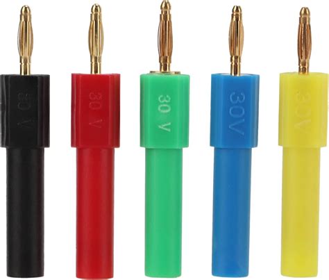 Buy Jadeshay Banana Plug - 5Pcs Male to Female Banana Plug， 2mm to 4mm ...