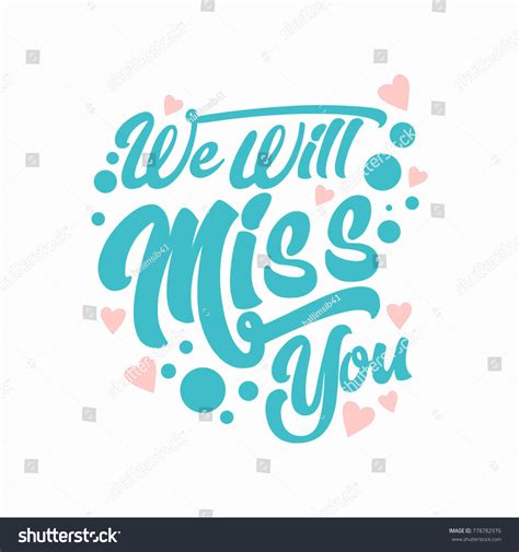 Farewell Party We Will Miss You Stock Vector (Royalty Free) 778782976 ...