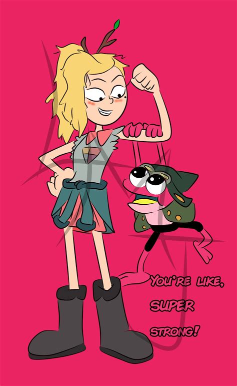 Sasha and Sprig, if the plot of Amphibia was inversed in some way ...