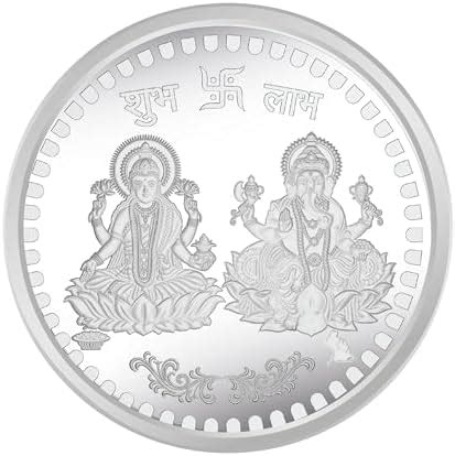 20 Gram Pure Silver Coin (999 Fine Silver) - Traditional Indian God and ...