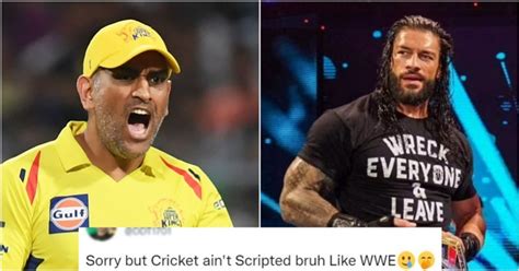 Roman Reigns Manager Says His Client Can Beat MS Dhoni Records, Indian ...