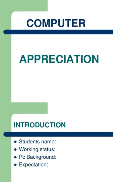 Image result for Computer Appreciation