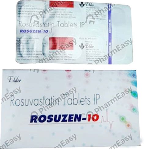 Rosuzen 10 MG Tablet (10): Uses, Side Effects, Price & Dosage | PharmEasy