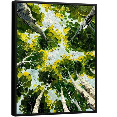 Trees in Perspective Nature Painting | Order Yours Today – Flair Vibe