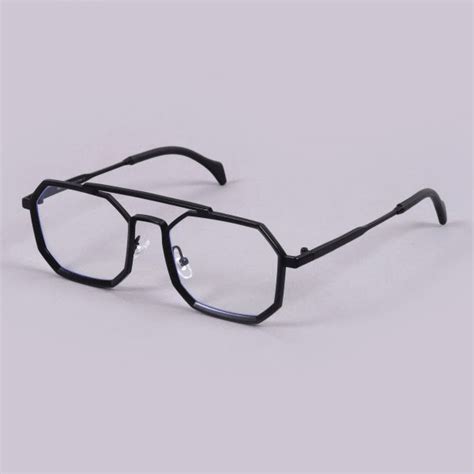 2022 Luxury Brand Vintage Steampunk Black-Transparent Octagon Sunglass ...