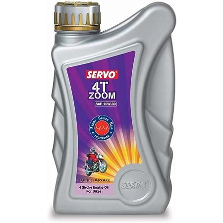 SERVO 4T SAE 4 Stroke Engine Oil for Motorcycles BS-4 and BS-6, 1L ...