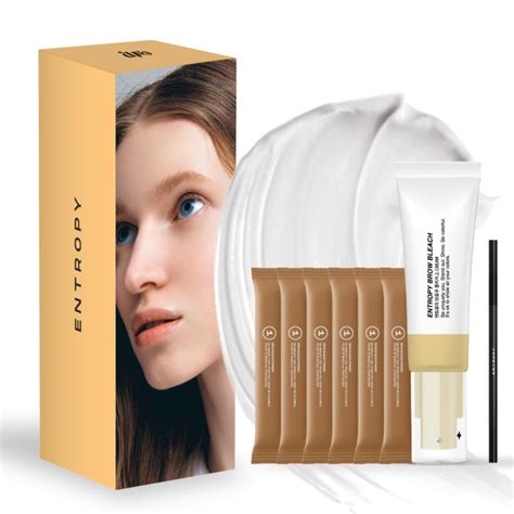 Entropy Makeup Brow Bleach - Gentle Brow Lightening Kit for All Types ...