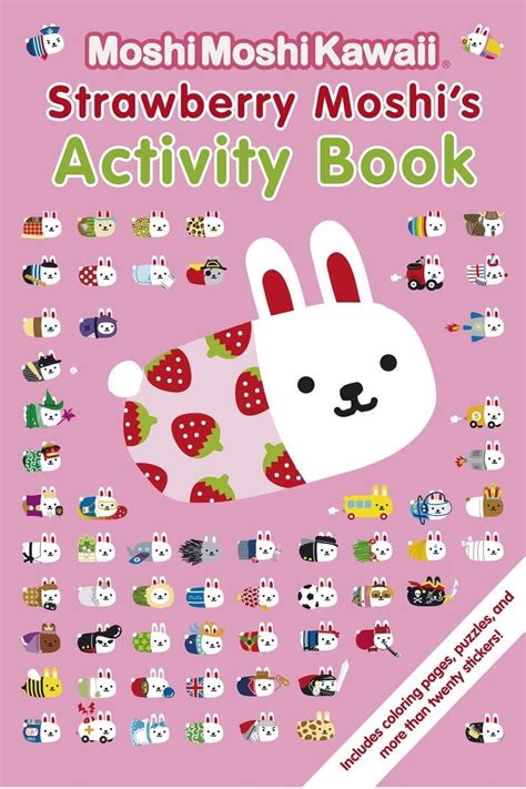 MoshiMoshiKawaii: Strawberry Moshi's Activity Book : Mind Wave Inc ...