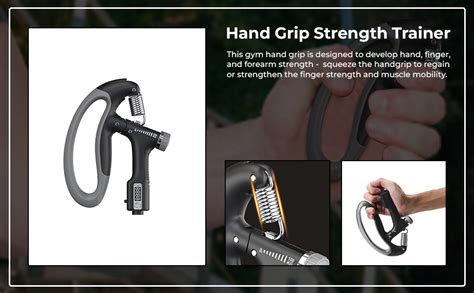 Buy Premium Adjustable Hand Grip Strength Trainer, Hand Grip ...
