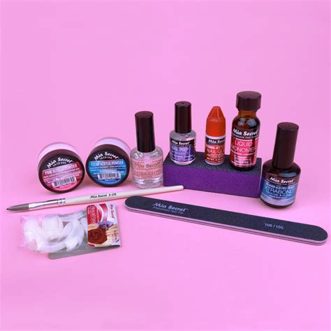 Clear & Pink Acrylic Powder Kit – Mia Secret Store