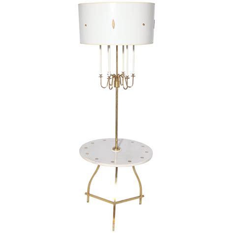 Three Tiered Brass Floor Lamp at 1stDibs