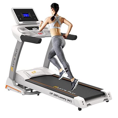 Buy LET'S PLAY® Automatic Treadmill 3.HP AC Motor (Peak 6 HP) Luxury ...