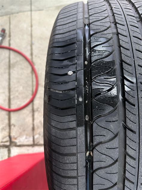 Nail In Tire at 1400 miles need a new Tire. Huh? : r/TeslaLounge