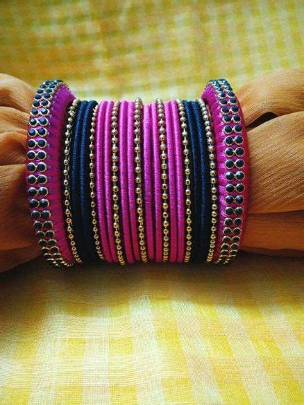 A Parade Of Kanjeevarams Combined With Silk Thread Bangles – Shopzters