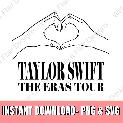 Eras Tour Png, Eras Tour SVG, Taylor's Version, Heart Hands, Taylor ...