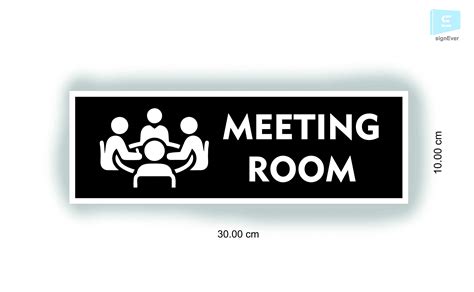 Buy SIGN EVER Meeting Room Sign Boards Office School College Company ...