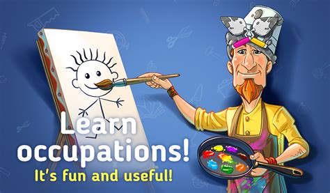 Learning professions for preschool kids - fun animated educational game ...