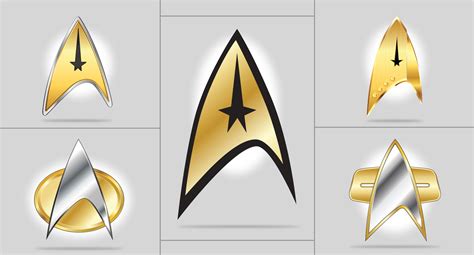Let's Revisit the History of the Starfleet Insignia | Star trek emblem ...