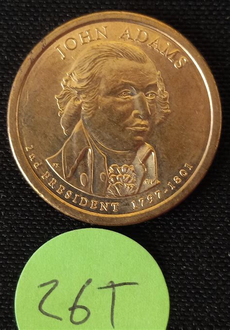 Lot - US John Adams 2nd President $1 Coin