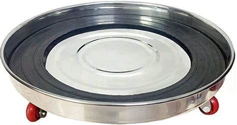 Buy Neelson Steel Cylinder Trolley/with 4 Wheels Cylinder Stand with ...