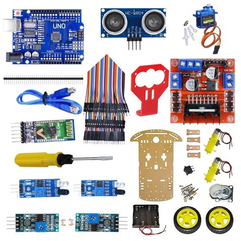 Buy ROBOINNOVATION All-in-One 2WD DIY Robotics Kit ? Line Follower ...