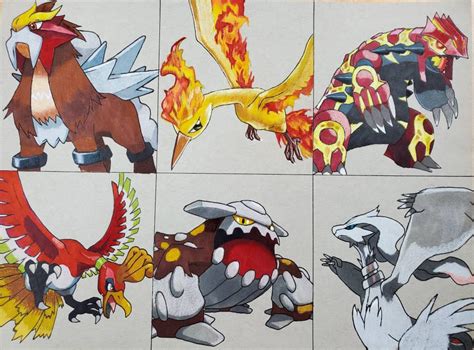 FIRE TYPE LEGENDARY POKEMON!! by Jayuice on DeviantArt