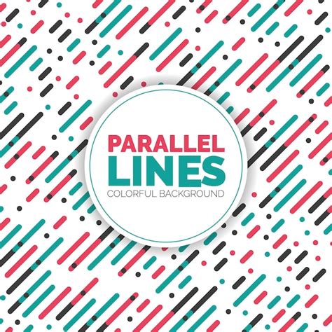 Parallel diagonal overlapping color lines pattern background | Free Vector