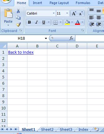 Image result for Excel Tutorial Index