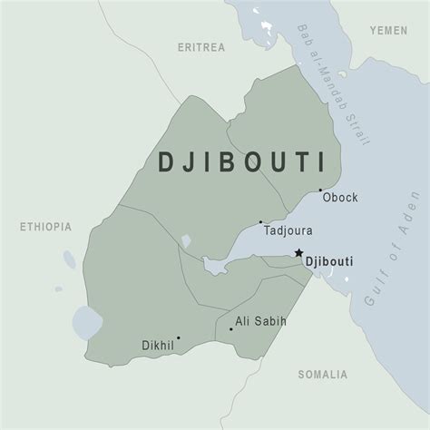 Map Of Djibouti