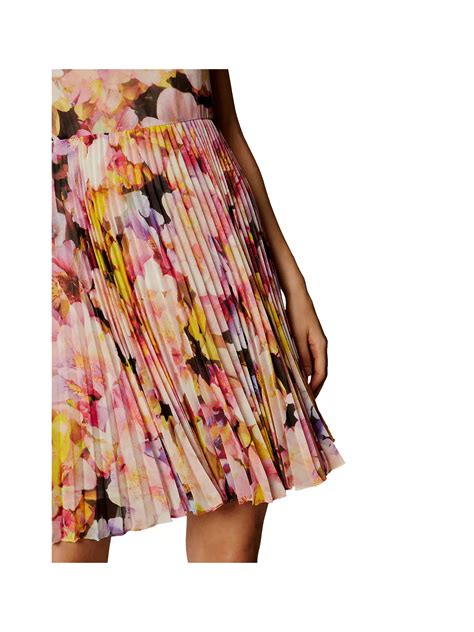 Karen Millen Floral Collection Dress, Yellow/Multi at John Lewis & Partners